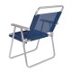 Silla MOR oversize aluminio azul