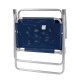 Silla MOR oversize aluminio azul