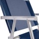 Silla MOR oversize aluminio azul