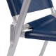 Silla MOR oversize aluminio azul