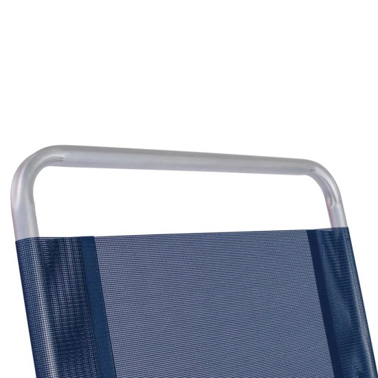 Silla MOR oversize aluminio azul