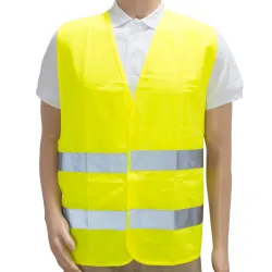 Chaleco Reflectivo 2 Tiras Amarillo