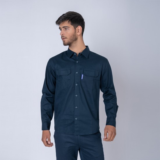 Camisa ML SW Workwear Azul