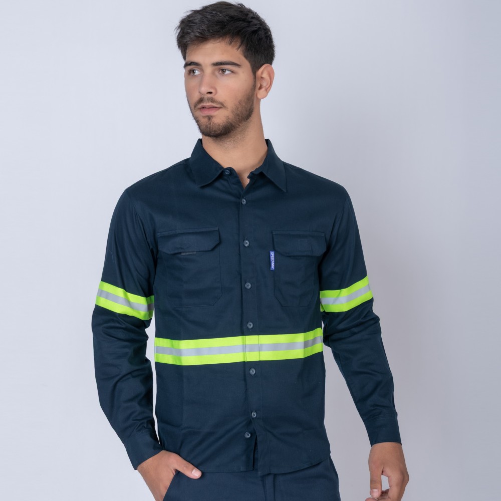 Camisa SW Workwear Con Reflectivo