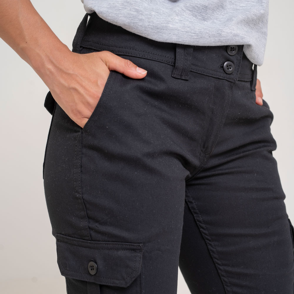 Pantalon Dama Cargo SW Workwear Negro