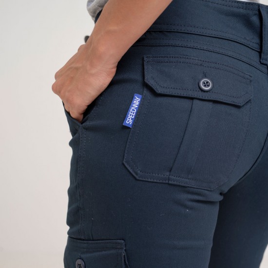 Pantalón Dama Cargo SW Workwear Azul
