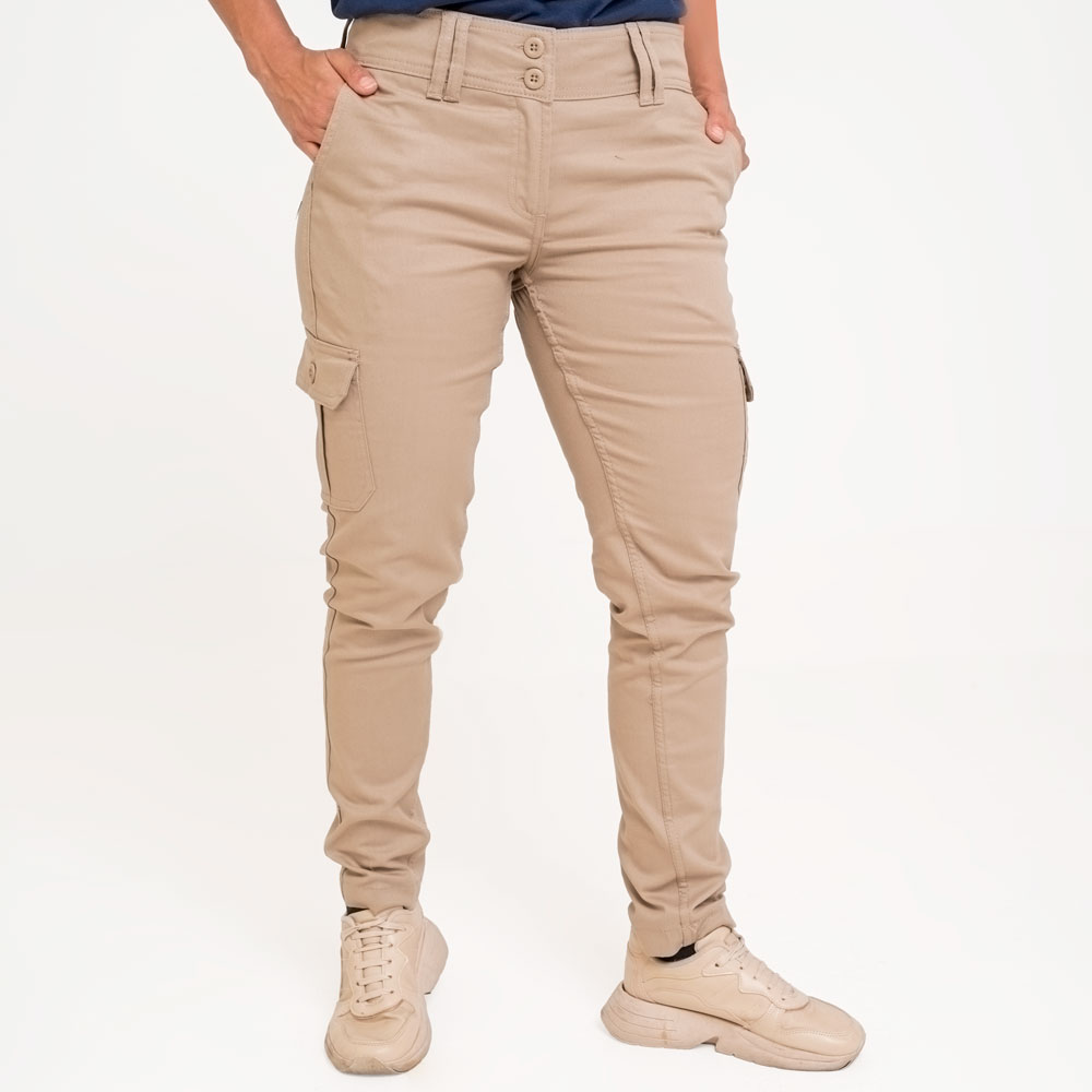 Pantalon Dama Cargo SW Workwear Beige