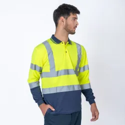 Remera Polo SW Workwear Con Reflectivo