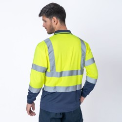 Remera Polo SW Workwear Con Reflectivo