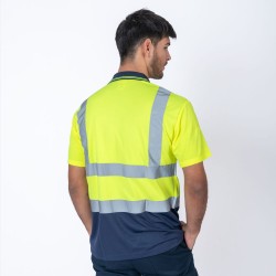 Remera Polo SW Workwear Con Reflectivo