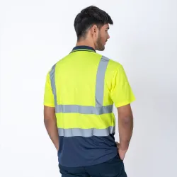 Remera Polo SW Workwear Con Reflectivo
