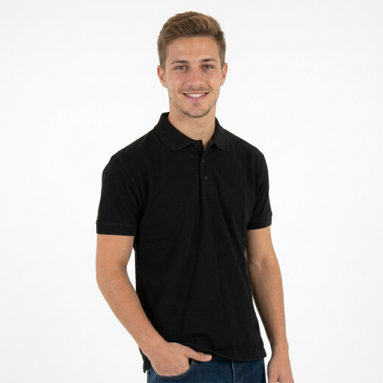 Remera Polo AE Negro