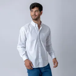 Camisa ML Oxford SW Workwear Blanco