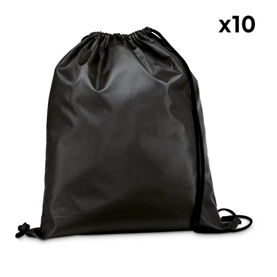 Bolsa Mochila 35x41cm Carnaby 10 Unidades Negro