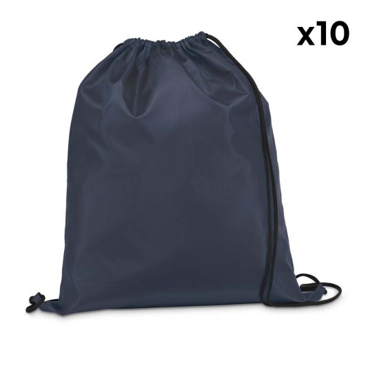 Bolsa Mochila 35x41cm Carnaby 10 Unidades Azul marino