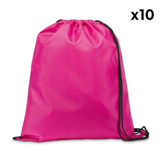 Bolsa Mochila 35x41cm Carnaby 10 Unidades Rosa