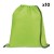 Bolsa Mochila 35x41cm Carnaby 10 Unidades Verde claro