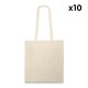 Bolsa de algodón 37x41cm Regent 10 Unidades Natural $69 c/u