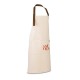 Delantal Holm c/bolsillo Beige