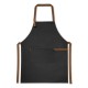 Delantal Vesper c/bolsillo Negro
