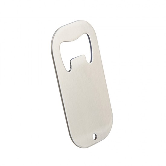 Destapador sublimable de acero inoxidable 3.8x7cm