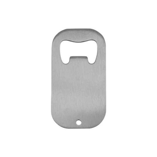 Destapador sublimable de acero inoxidable 3.8x7cm