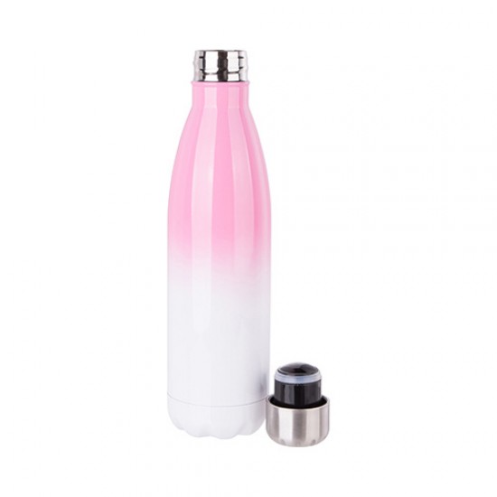 Botella Degrade Rosado acero inox 500ml