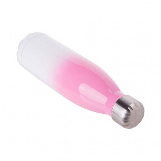 Botella Degrade Rosado acero inox 500ml