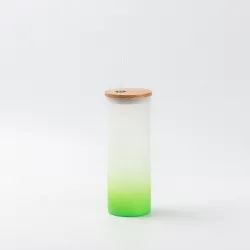 Vaso esmerilado sublimable 500ml Verde