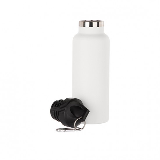 Caramañola de Acero Grabable 500ml Blanco