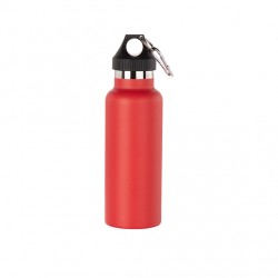 Caramañola de Acero Grabable 500ml Rojo