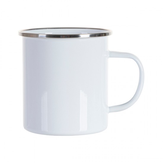 Jarro Acero Esmaltado 11oz Blanco