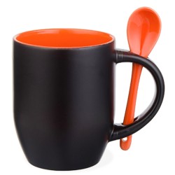 Jarro mágico int. y cuchara color naranja