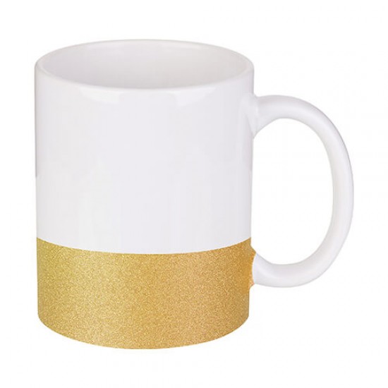 Jarro Base Glitter Dorado 11oz