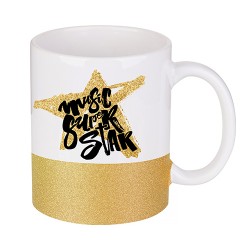 Jarro Base Glitter Dorado 11oz