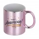 Jarro sublimable chapado rosa oro 11oz