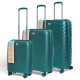 Set Valijas Polipropileno Premium 20" 24" 28" Verde