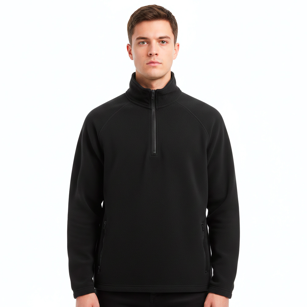 Buzo Polar Medio Cierre Classic Negro