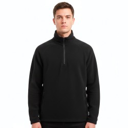 Buzo Polar Medio Cierre Classic Negro