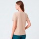 Camiseta Dama Essential Algodón Beige