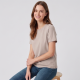 Camiseta Dama Essential Algodón Beige