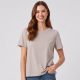 Camiseta Dama Essential Algodón Beige