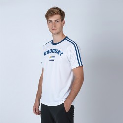 Camiseta Bandera Uruguay Blanco