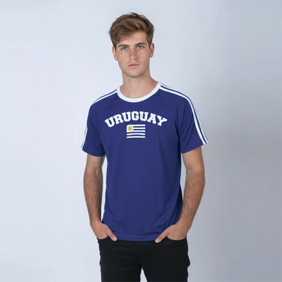 Camiseta Bandera Uruguay Azul