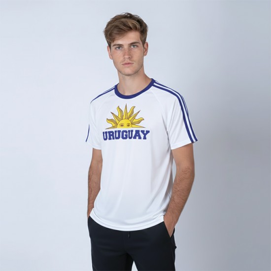 Camiseta Sol Uruguay Blanco