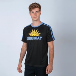 Camiseta Sol Uruguay Negro
