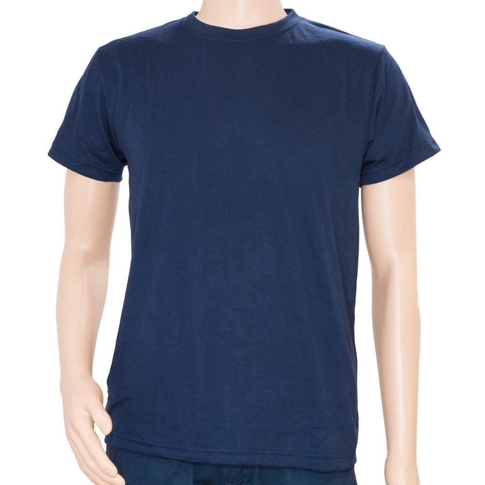 Camiseta BASICA PolyCotton Azul Marino