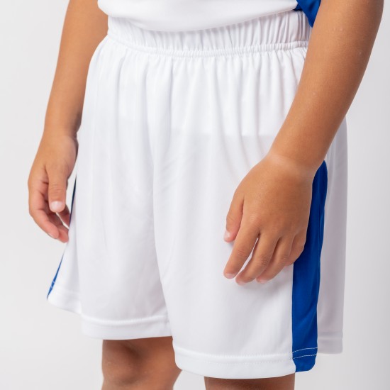 Conjunto Futbol Niño Blanco/Azul Francia