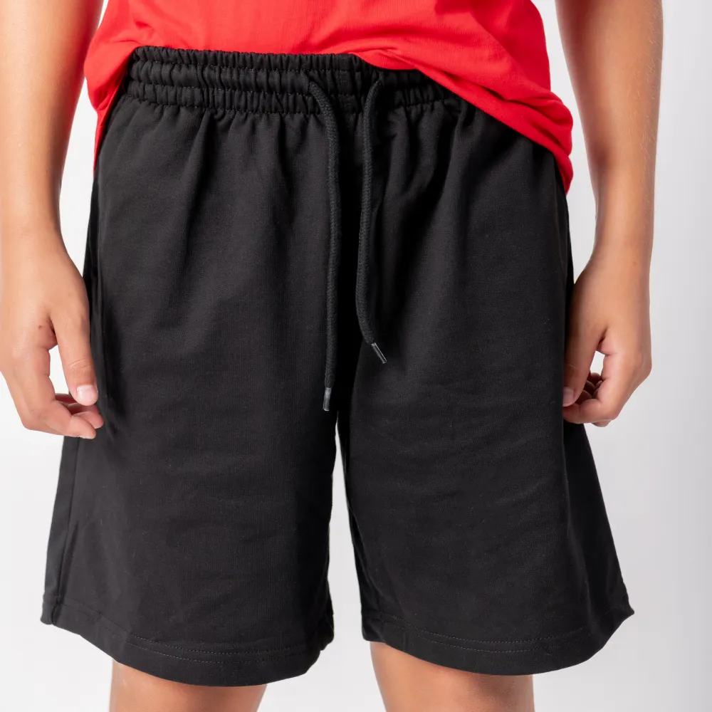 Short French Terry Niño Negro