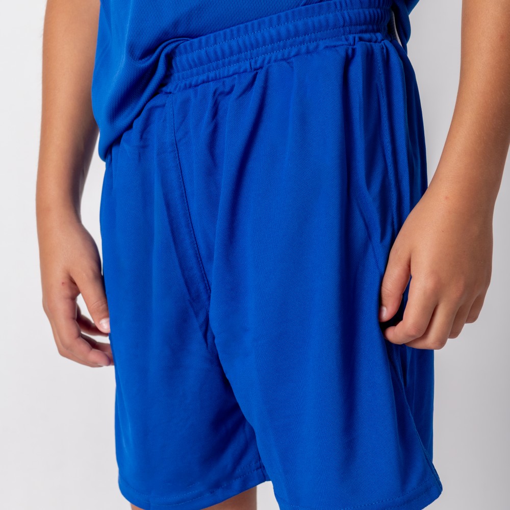 Short de Futbol PRO Niño Azul